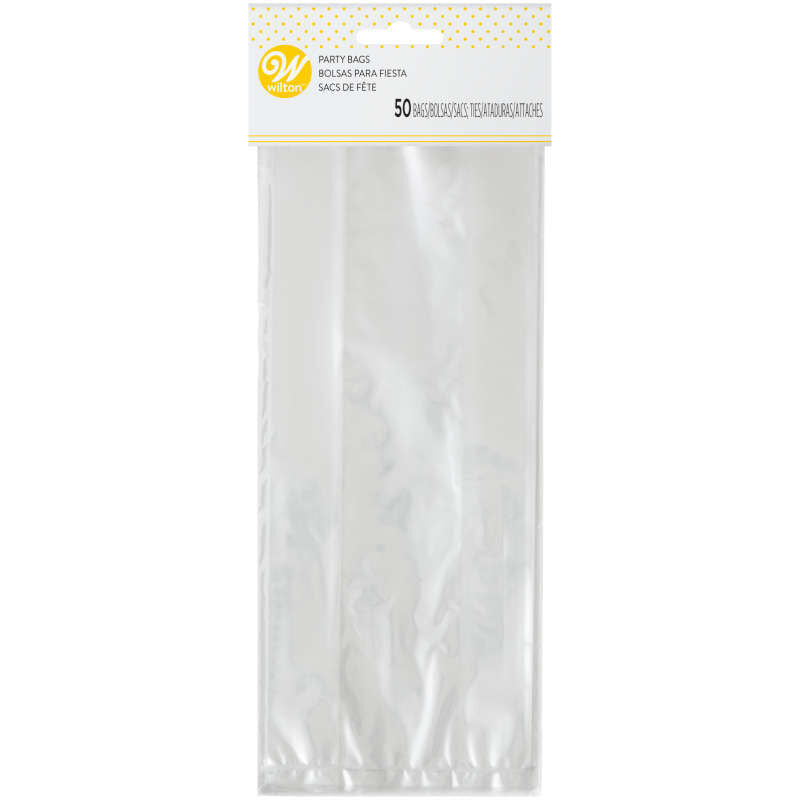 Clear Tall Treat Bags - 50 Pack