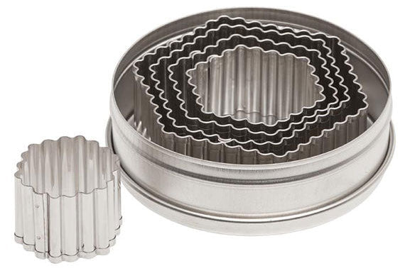 Hexagon Fluted 5 pc Cutter Set