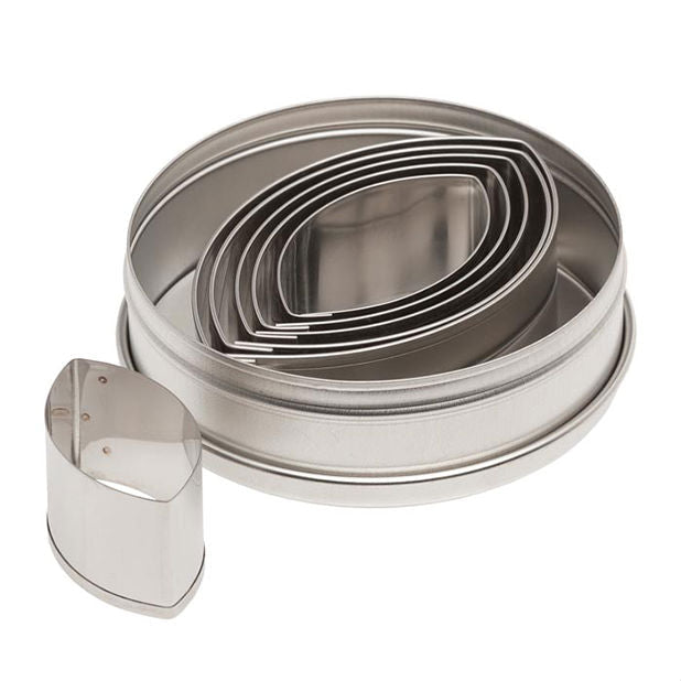 Plain Football 6pc Cutter Set