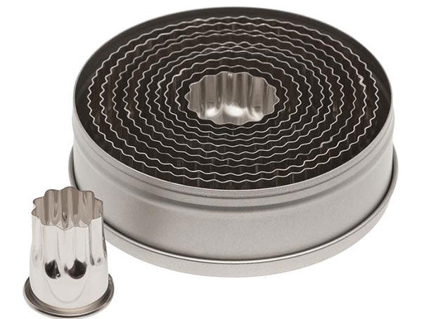 Round Fluted Cutter Set 11pc