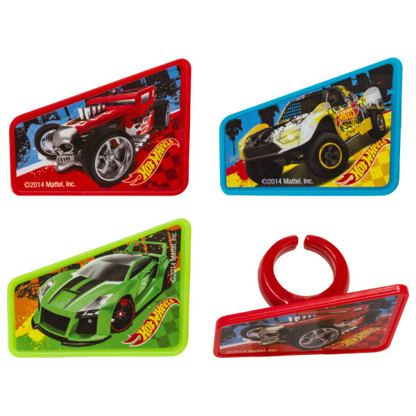 Hot Wheels Way 2 Fast Cupcake Rings