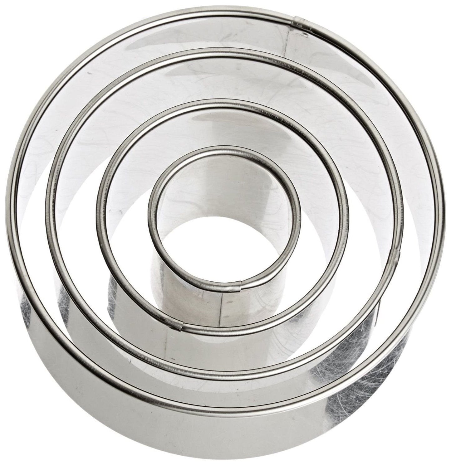 Plain Round Cutter Set of 4