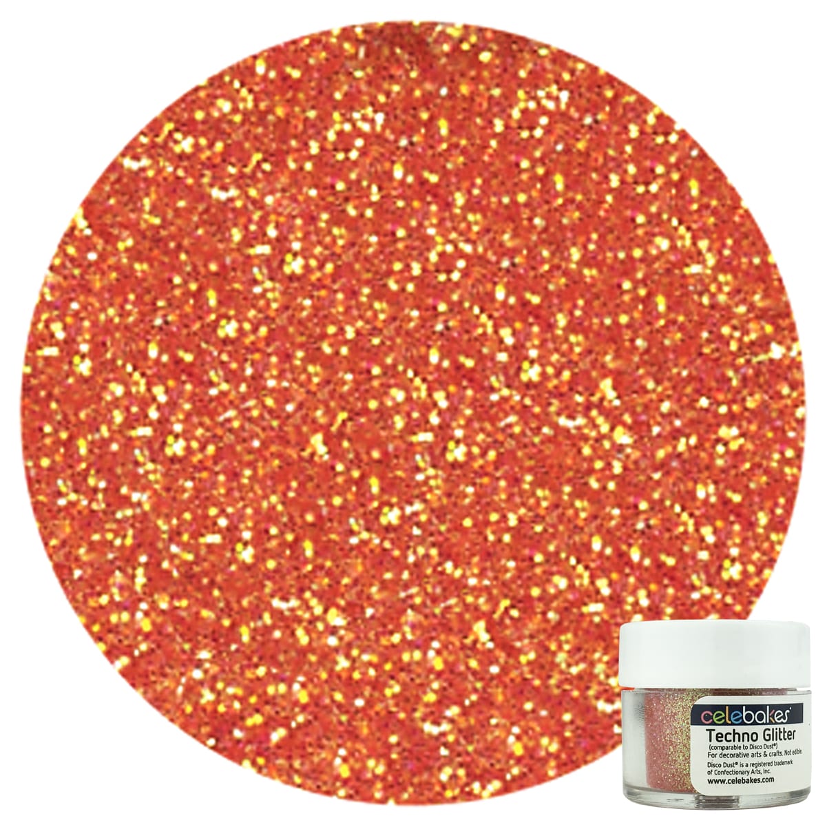 Pumpkin Techno Glitter 5gm