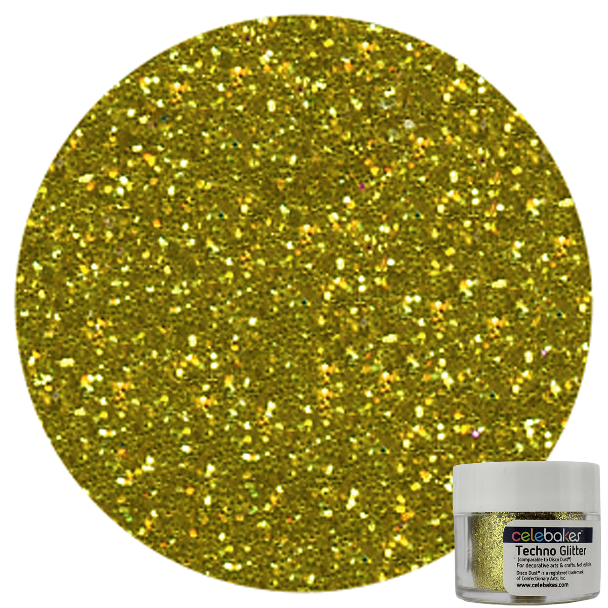 Celebakes Nu Gold Techno Glitter, 5g