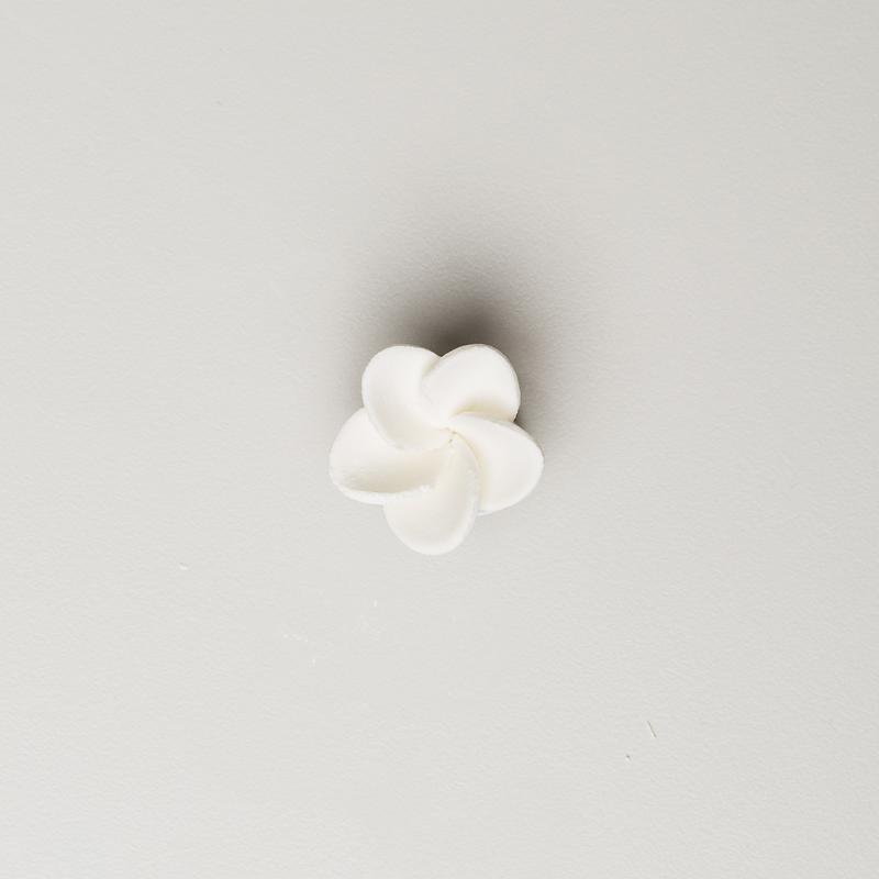 1" FRANGIPANI - WHITE