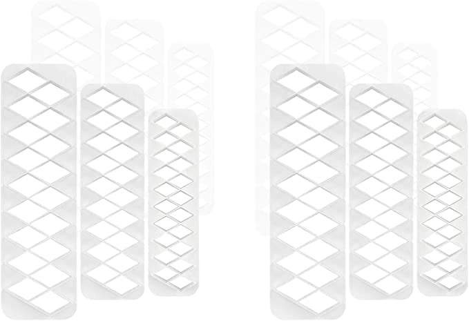 Diamond Shape Grid 3 Cutter Pack