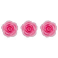 Fondant Pink Rose- Medium