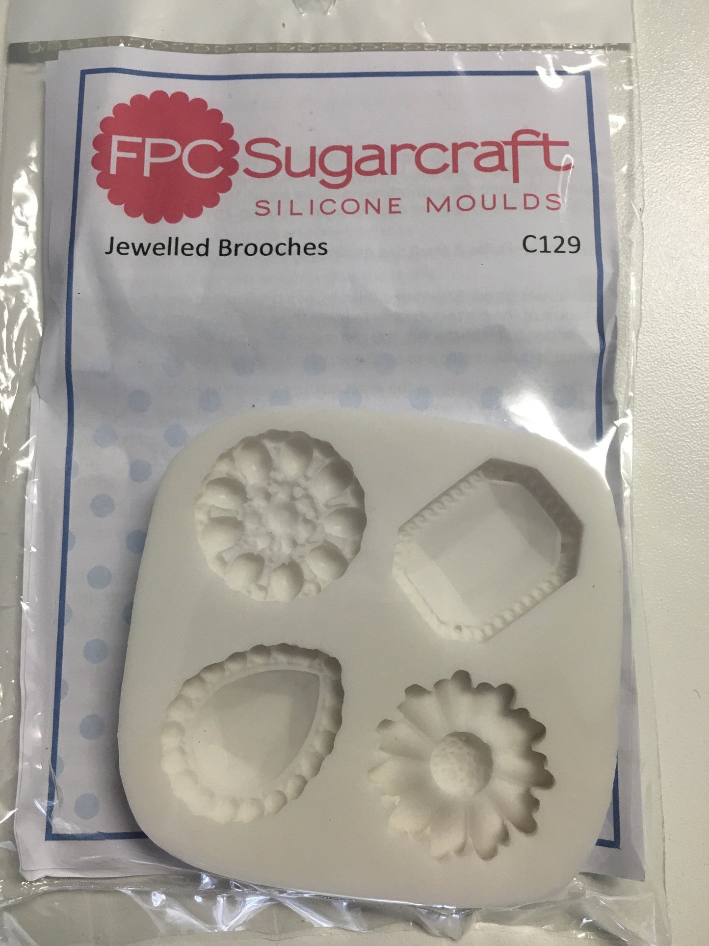 Jewelled Brooches Silicone Mold