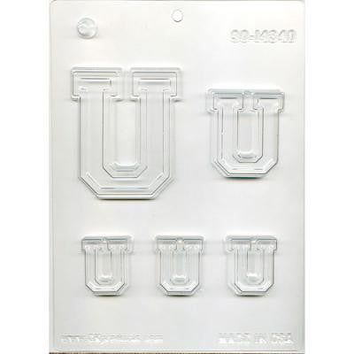 Collegiate Letter "U" Chocolate Mold