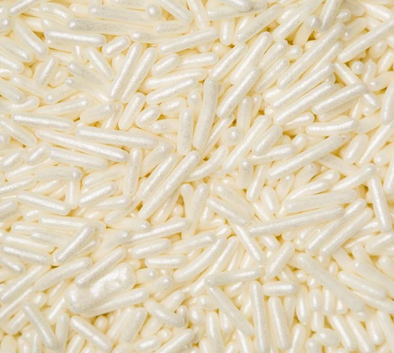 Pearl White Sprinkles (Jimmies)