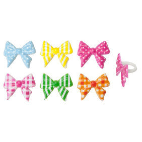 Bow Assortment Cupcake Rings