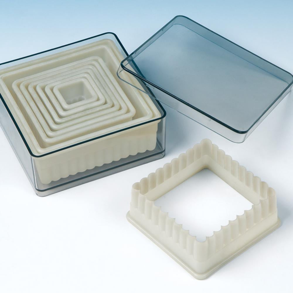 Nylon Cutter Set Fluted Square 9 pc set