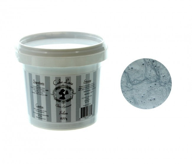 Cake Lace Pre-mixed - Pearlized Silver