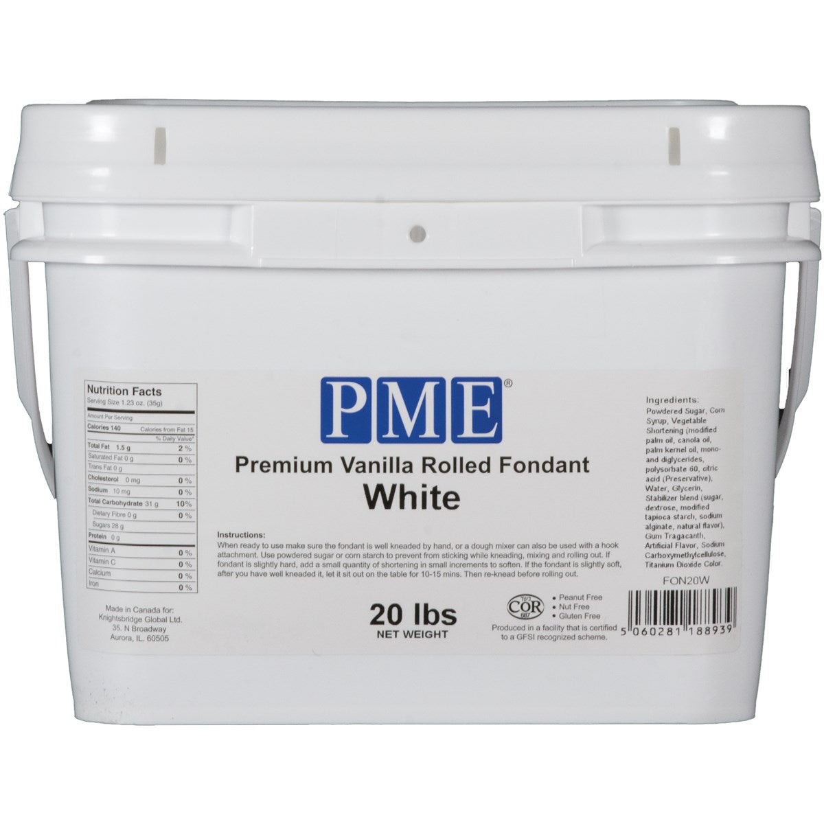 PME White Fondant