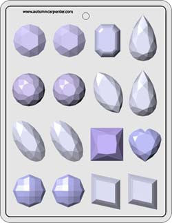 Candy Mold Large 1 3/4" Assortment