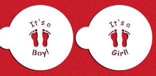 It's a Boy/Girl Cookie Stencil