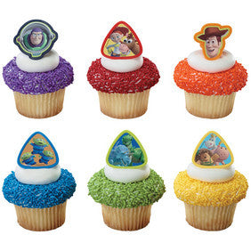 Toy Story Buzz, Woody & Gang Cupcake Rings