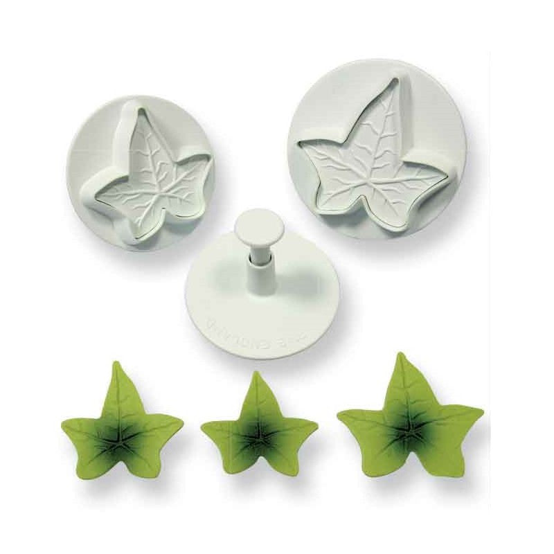 PME Veined Ivy Leafy Plunger Cutter Set