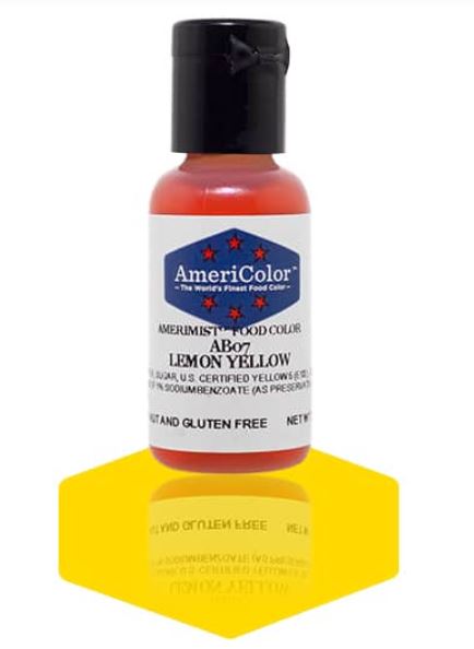 Lemon Yellow AirBrush Food Coloring