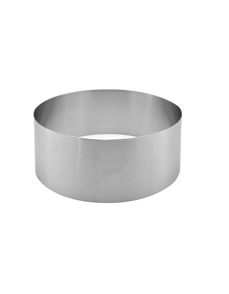 Round Cake Mold - Stainless Steel 3" High