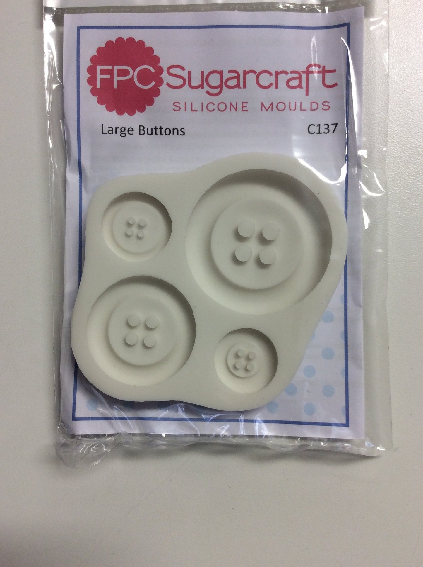 Large Buttons Silicone Mold