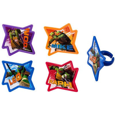 Ninja Turtles Cupcake Rings