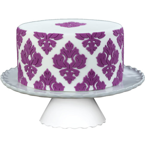 Damask Pattern Silicone Onlay