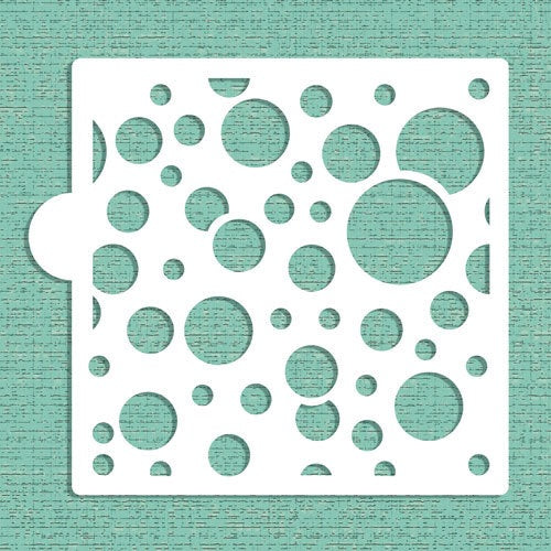 Circle Pop Allover Cookie Stencil