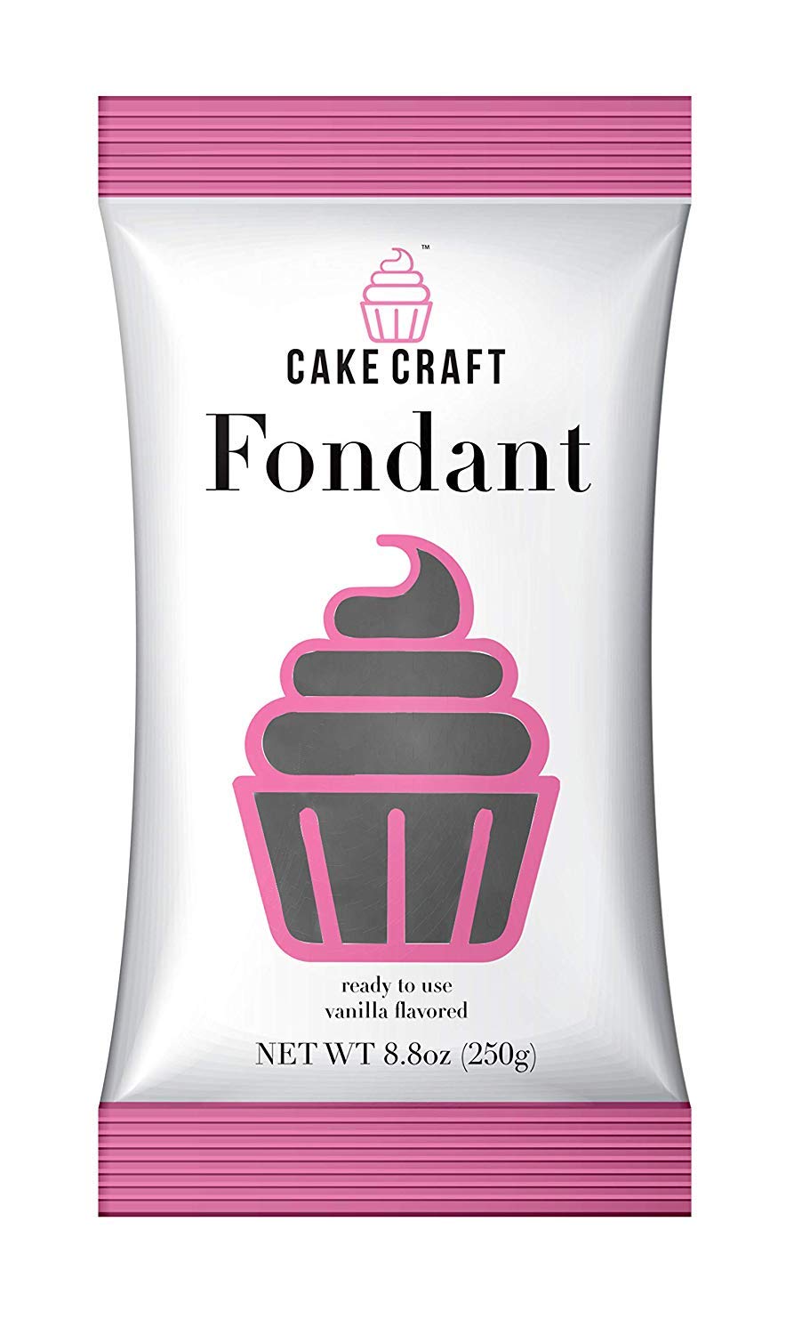 Cake Craft Rolled Fondant Stone Grey 8.8 Ounces