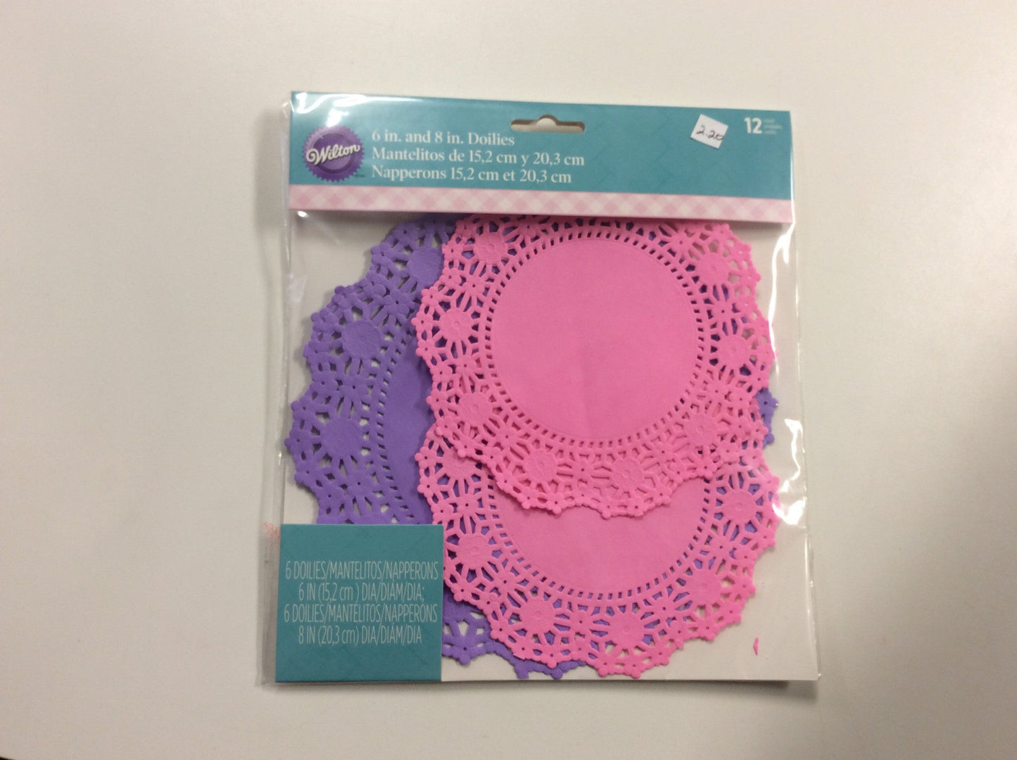 Purple and Pink Doilies