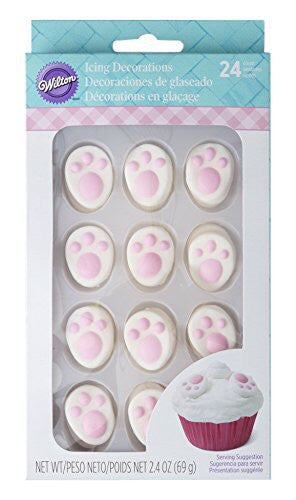 Bunny Feet Icing Decorations