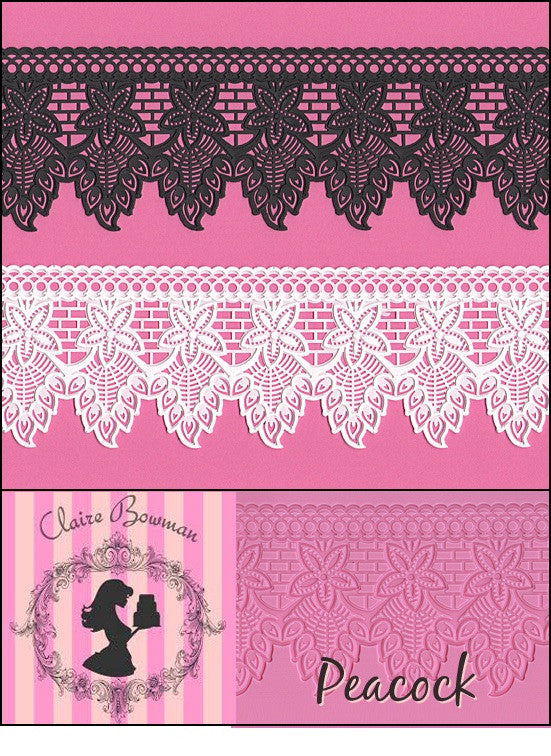 Peacock Cake Lace Mat