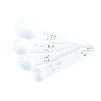 White Measuring Spoons