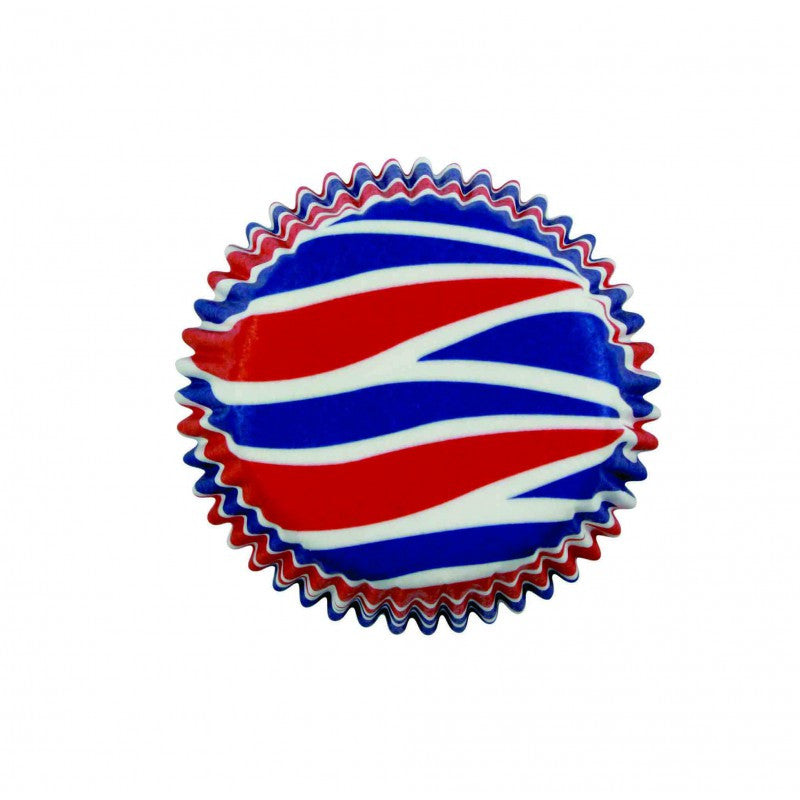 Patriotic Swirls Backing Cups -60 Pack