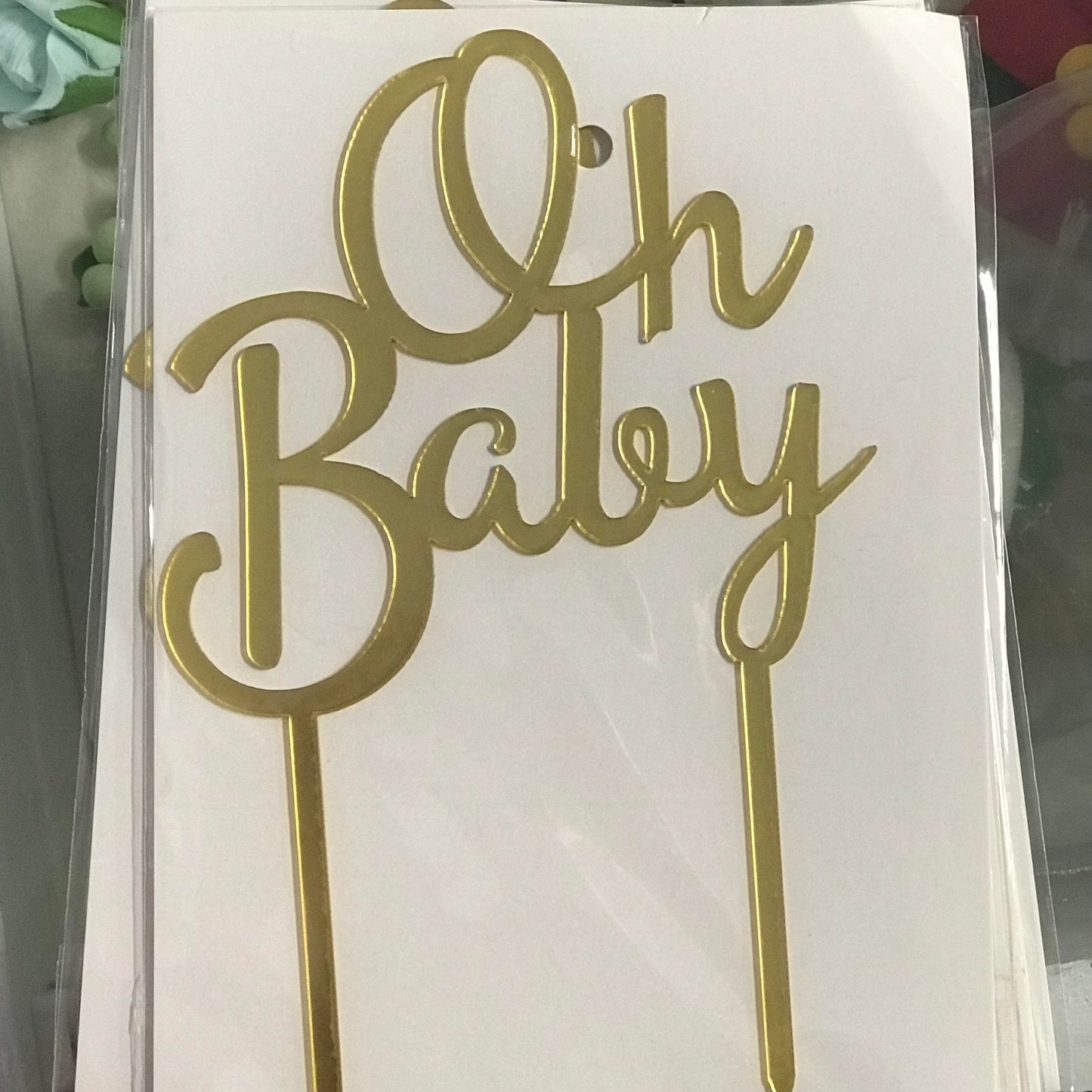 Oh Baby Pick - Gold - Large