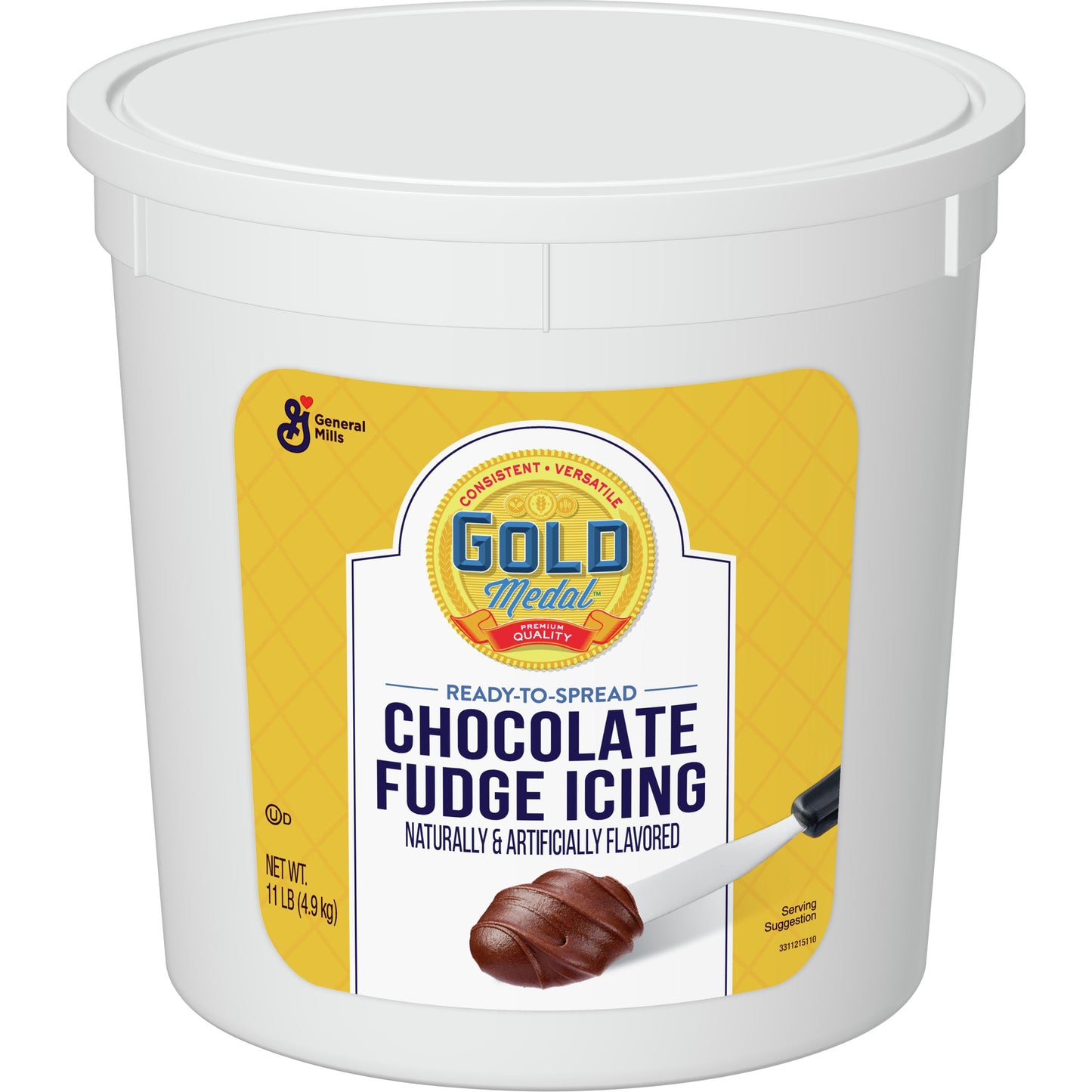 Gold Medal Ready-to-Spread Chocolate Creme Icing 11 lb.