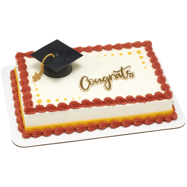 Black Grad Cap With Tassel