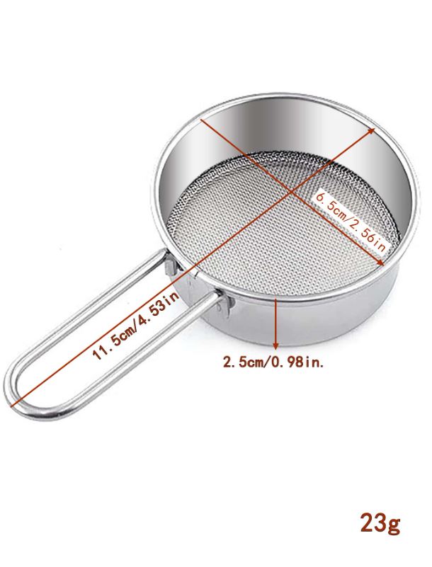 Stainless Steel Powdered Sugar Shaker