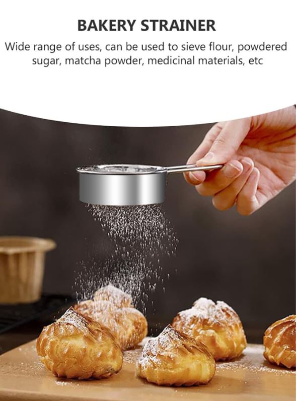 Stainless Steel Powdered Sugar Shaker