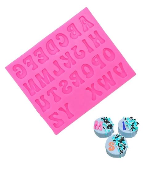 Letter Candy Silicone Mold