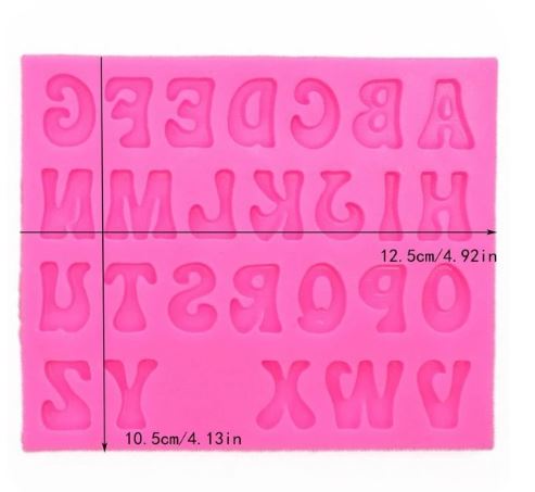 Letter Candy Silicone Mold