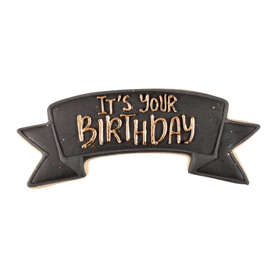 Party Banner Cookie Cutter (4.25″)