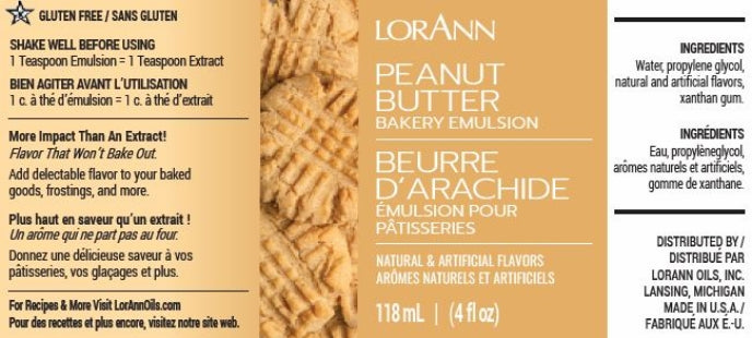 Peanut Butter Emulsion