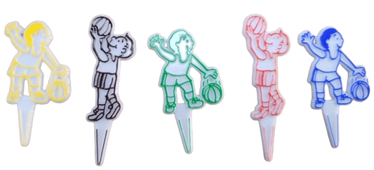 Basketball Players Cupcake Picks