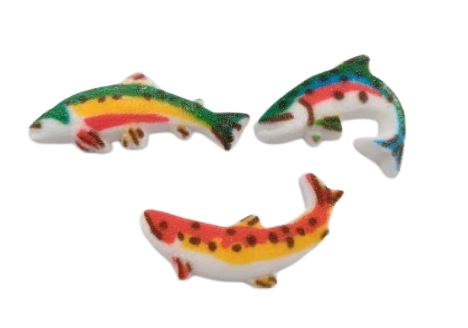 Salmon Sugar Decor
