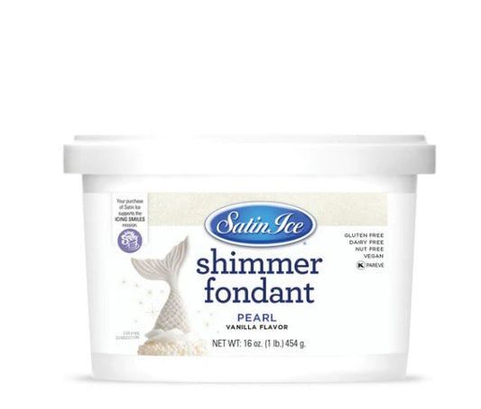 Satin Ice Pearl Shimmer Fondant - 1lb