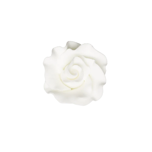 1.5" Formal Rose - White