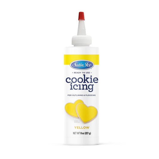 Yellow Cookie Icing, 8 oz Bottle
