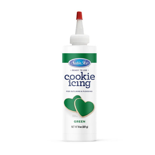 Green Cookie Icing, 8 oz Bottle