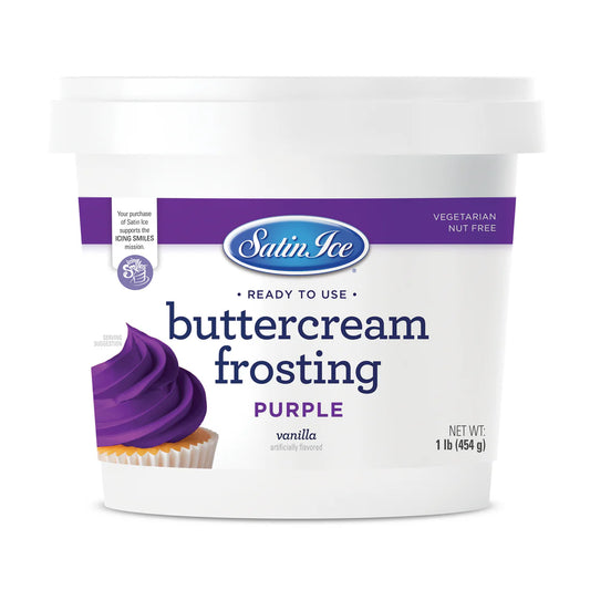 Purple Vanilla Buttercream Frosting 1Lb
